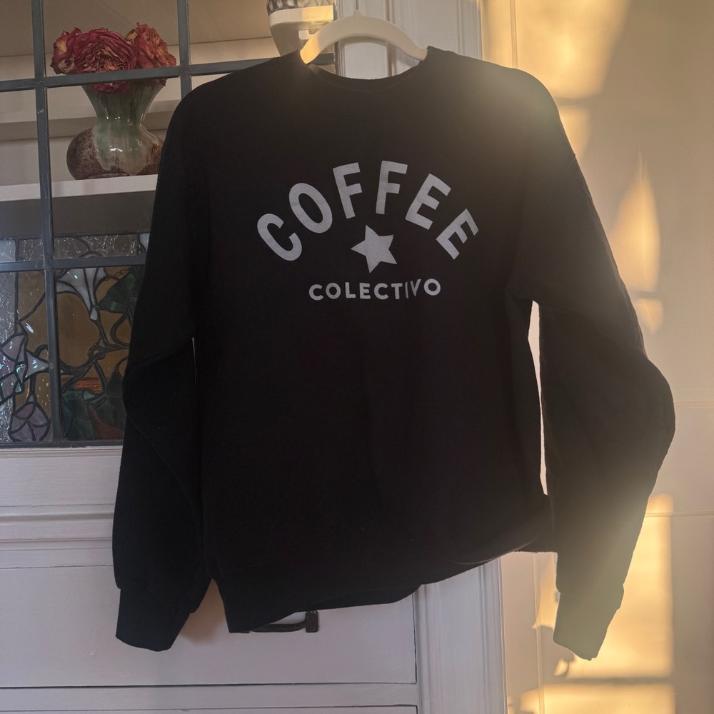 Colectivo Coffee Black Crewneck Sweatshirt